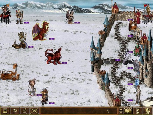 Les combats dans Heroes III